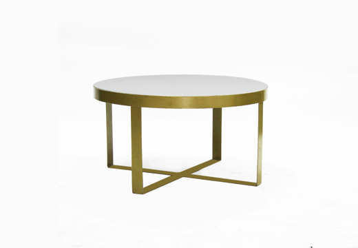 Gold Art Deco Low Coffee Table