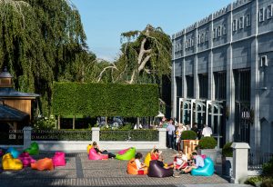 Outdoor beanbags informal Lounge seating