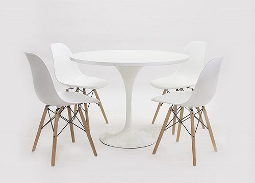 Tulip Dining Set Complete with 4 Chairs