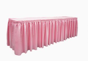 21ft Table Skirting available in an extensive range of colours