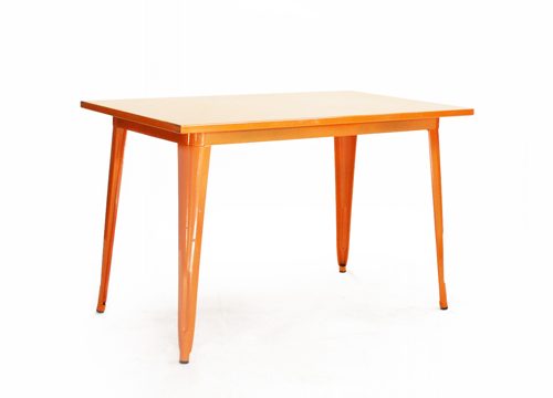30 inches high Orange Ariana Dining Table