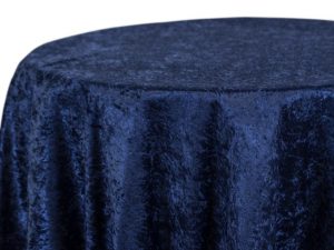 Crushed Velour Navy 030