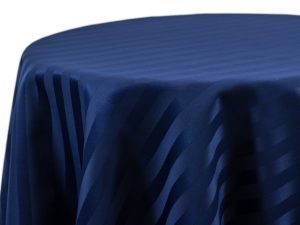 Satin Stripe Navy 669