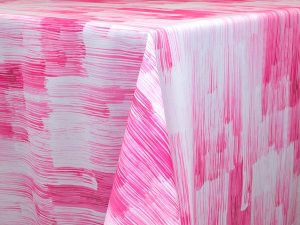 Scribble Strawberry linen