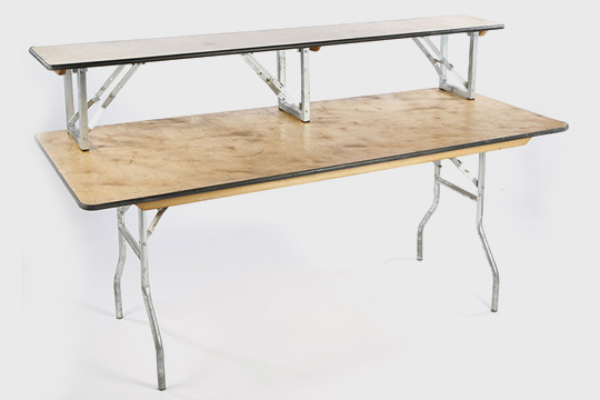 Two Tier Rectangular Combination Table