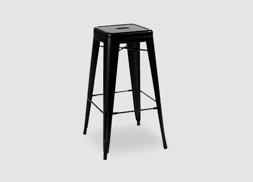Black Ariana High Stool