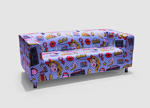 Themed Pop Art Sofa