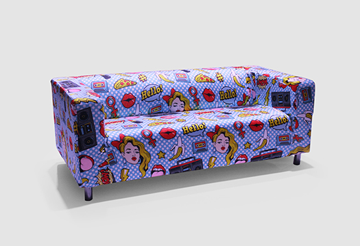 Themed Pop Art Sofa