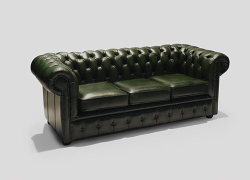 Dark Green Chesterfield Sofa