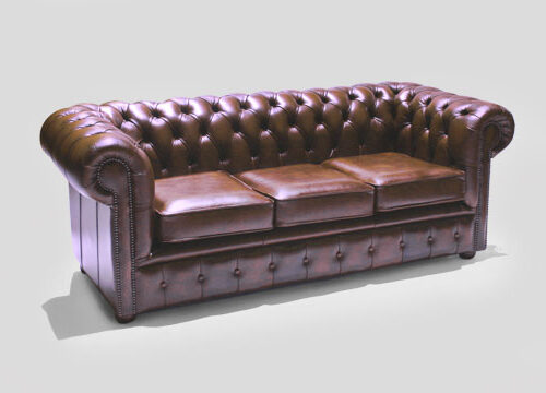Tan Chesterfield Sofa