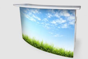 6ft Curved Brandable Bar