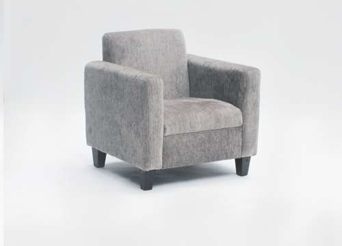 Grey Fabric Armchair