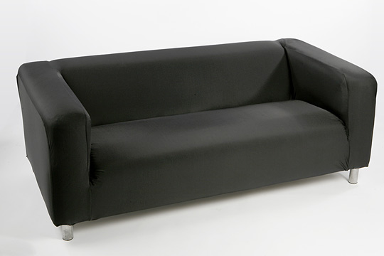 Black Spandex Couch