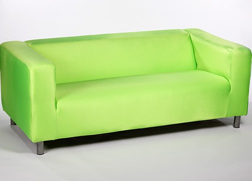 Lime Spandex sofa