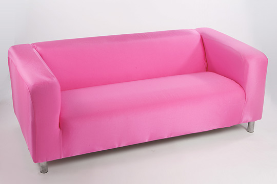 Pink Spandex Couch