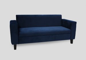 Navy suede Sofa