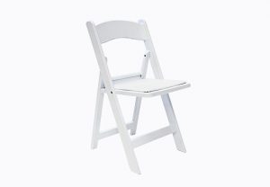 White Outdoor Wedding/Picnic Chair