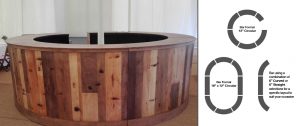Rustic Wooden Bar