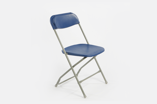 Blue Samsonite Chair