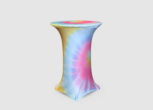Themed Tie Dye Pod Table