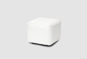 white-leather-pouf