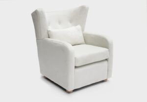 white-suede-Armchair