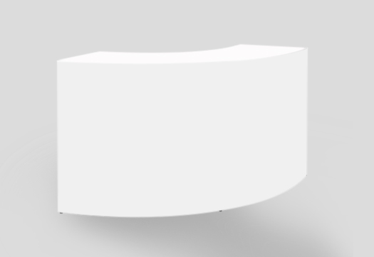 Curved White bar