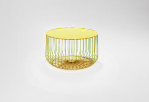 yellow craft table