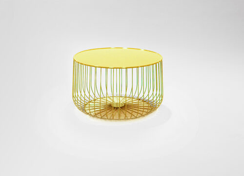 Yellow Craft Table